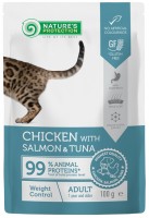Фото - Корм для кішок Natures Protection Adult Weight Control Chicken/Tuna/Salmon Pouch 100 g 