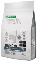 Фото - Корм для кішок Natures Protection Adult Dark Cats Herring 1.5 kg 