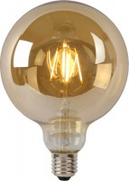 Лампочка Lucide Filament Dim Amber G125 8W 2700K E27 