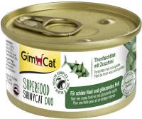 Karma dla kotów GimCat Superfood Shiny Cat Duo Tuna 70 g 
