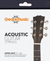 Struny Gear4music Acoustic Guitar Strings 80/20 X-Light 