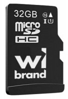 Фото - Карта пам'яті Wibrand microSD UHS-I Class 10 + Adapter 32 ГБ