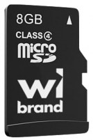 Фото - Карта пам'яті Wibrand microSD Class 4 + Adapter 8 ГБ