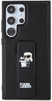 Чохол Karl Lagerfeld Gripstand Saffiano Karl&Choupette Pins for Galaxy S24 Ultra 