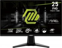 Фото - Монітор MSI MAG 255XFV 24.5 "  чорний