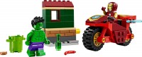 Конструктор Lego Iron Man with Bike and The Hulk 76287 