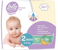 Фото - Підгузки Lolly Premium Soft Diapers 2 / 34 pcs 