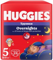 Фото - Підгузки Huggies Overnites Pants 5 / 24 pcs 