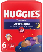 Фото - Підгузки Huggies Overnites Pants 6 / 22 pcs 