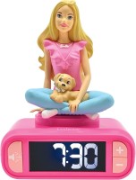 Радіоприймач / годинник Lexibook Alarm Clock with Barbie 3D Night Light 