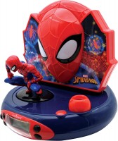 Фото - Радіоприймач / годинник Lexibook Spider-Man 3D Projector Alarm Clock 
