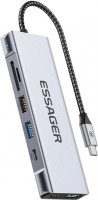 Фото - Кардридер / USB-хаб Essager EHB08-QK0G-Z 