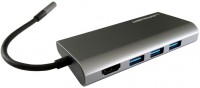 Кардридер / USB-хаб LC-Power LC-HUB-C-MULTI-5 