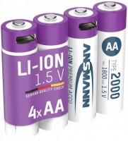 Фото - Акумулятор / батарейка Ansmann 4xAA 2000 mAh USB Type-C 