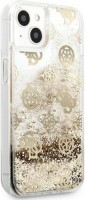 Etui GUESS Peony Liquid Glitter for iPhone 13 mini 