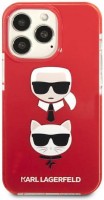 Etui Karl Lagerfeld Karl and Choupette Head for iPhone 13 Pro 