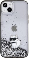 Фото - Чохол Karl Lagerfeld Liquid Glitter Choupette for iPhone 15 Plus 