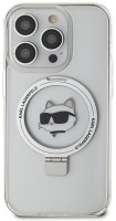 Фото - Чохол Karl Lagerfeld Ring Stand Choupette Head for iPhone 15 Pro 