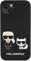 Фото - Чохол Karl Lagerfeld Liquid Silicone Karl & Choupette for iPhone 14 