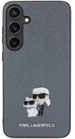 Etui Karl Lagerfeld Saffiano Karl&Choupette Metal Pin for Galaxy S24 