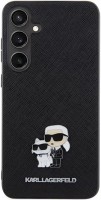 Чохол Karl Lagerfeld Saffiano Karl&Choupette Metal Pin for Galaxy S24 Plus 