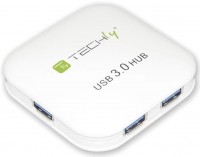 Фото - Кардридер / USB-хаб TECHLY USB 3.0 Super Speed Hub 4 Ports 