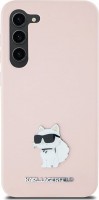 Чохол Karl Lagerfeld Silicone Choupette Metal Pin for Galaxy S24 