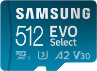 Карта пам'яті Samsung EVO Select microSDXC + Adapter 2024 512 ГБ