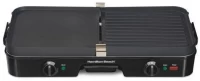 Zdjęcia - Grill elektryczny Hamilton Beach Dual-Zone Grill/Griddle czarny