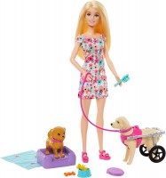 Lalka Barbie Walk and Wheel Playset HTK37 