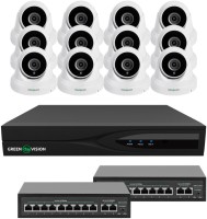 Zdjęcia - Zestaw do monitoringu GreenVision GV-IP-K-W84/12 