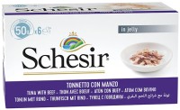 Фото - Корм для кішок Schesir Adult Canned Tuna/Beef 6 pcs 