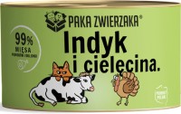 Zdjęcia - Karma dla kotów Paka Zwierzaka Adult Canned Turkey/Veal 200 g 