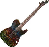 Електрогітара / бас-гітара LTD Eclipse 87 NT Rainbow Crackle 