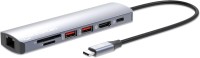 Фото - Кардридер / USB-хаб MANHATTAN USB-C PD 7-in-1 4K Docking Station/Multiport Hub 