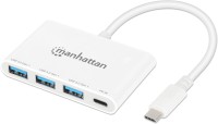 Фото - Кардридер / USB-хаб MANHATTAN 3-Port USB 3.0 Type-C Hub with Power Delivery 