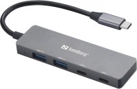 Czytnik kart pamięci / hub USB Sandberg USB-C to 2xUSB-A + 2xUSB-C Hub 