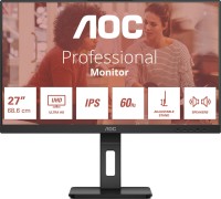 Zdjęcia - Monitor AOC U27E3UF 27 "  czarny