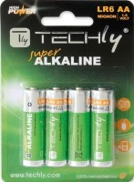 Акумулятор / батарейка TECHLY Alkaline  4xAA