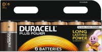 Фото - Акумулятор / батарейка Duracell  6xD Plus Power