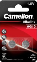 Акумулятор / батарейка Camelion 2xAG10 