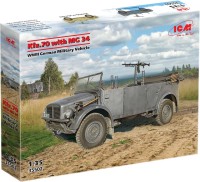 Фото - Збірна модель ICM Kfz.70 with MG 34 (1:35) 