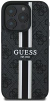 Etui GUESS Printed Stripe with MagSafe for iPhone 16 Pro 