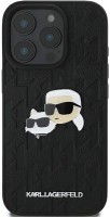 Etui Karl Lagerfeld Monogram Karl&Choupette Head Pin for iPhone 16 Pro 