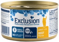 Фото - Корм для кішок Exclusion Adult Noble Grain Beef Canned 85 g 