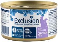 Фото - Корм для кішок Exclusion Sterilised Giant Noble Grain Chicken Canned 85 g 