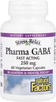 Фото - Амінокислоти Natural Factors Pharma GABA 250 mg 60 cap 