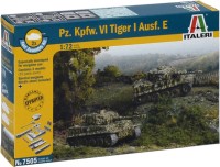 Фото - Збірна модель ITALERI Pz. Kpfw. Vi Tiger I Ausf. E (1:72) 