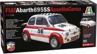 Фото - Збірна модель ITALERI FIAT Abarth 695SS/Assetto Corsa (1:12) 