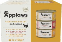 Karma dla kotów Applaws Adult Canned Chicken Selection in Broth 12 pcs 